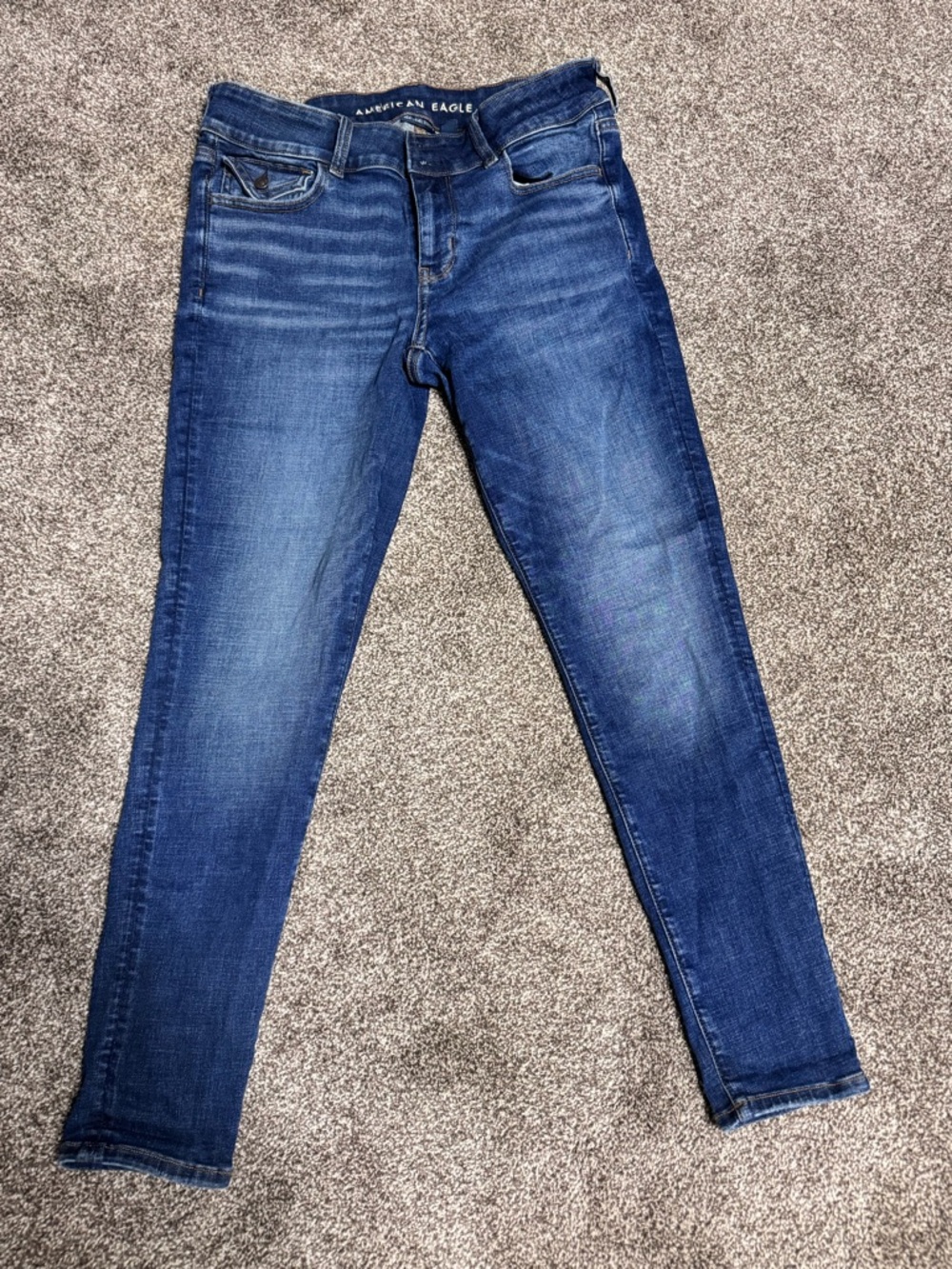 American Eagle Outfitters Dark Blue Skinny Jeans